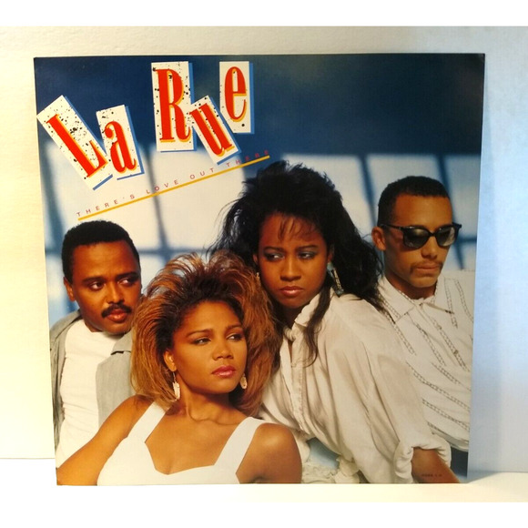 La Rue / Grady Harrell POSTER Flat Ready To Frame Promo Art 1989 Double Sided - Picture 1 of 2